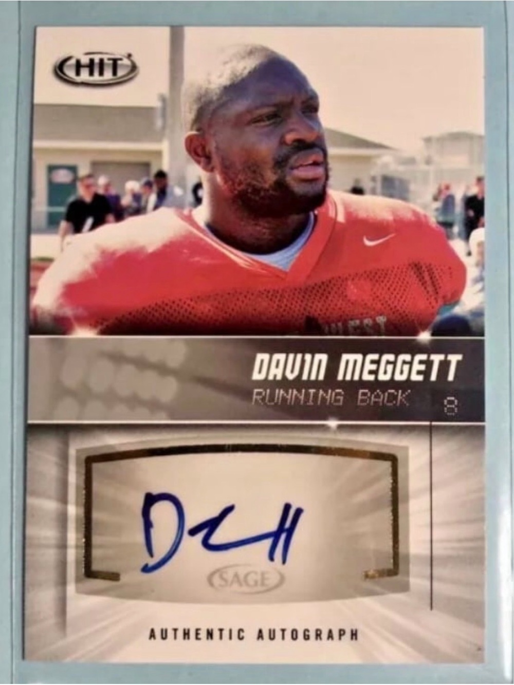 2012 SAGE HIT , DAVIN MEGGETT autographed Card #A13 Maryland Terrapins